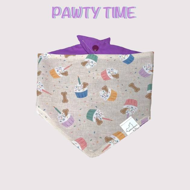 Pawty Time dog bandana dog apparel hakuna matata dog treats